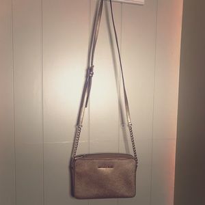 Gold Michael Kors Crossbody